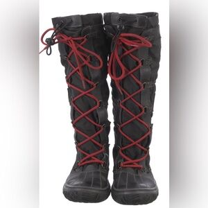 BARELY WORN * PAJAR * Waterproof Tall Black Lace Up Insulated Snow Boots..⛷️